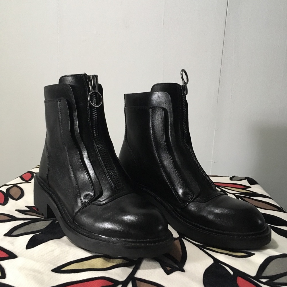 ASH space zip up boots